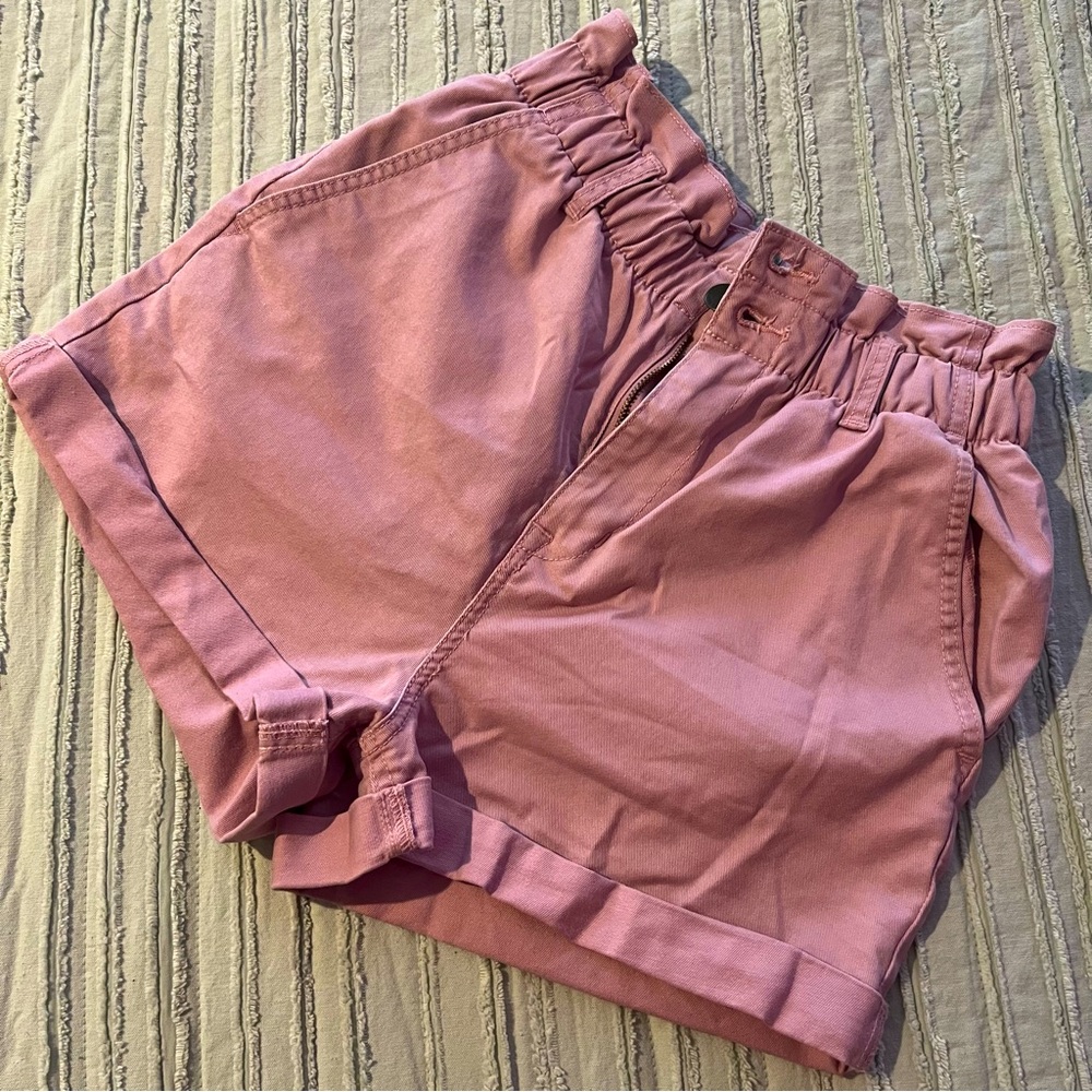 2/$15💖Pink Paperbag Shorts